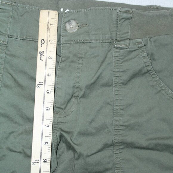 Lee Riders Green Women Pants Midrise Capri Skimmer Casual Size 8M - Picture 11 of 11